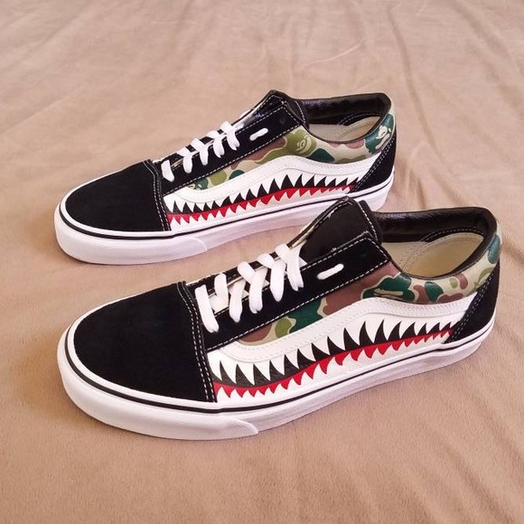 bape vans camo